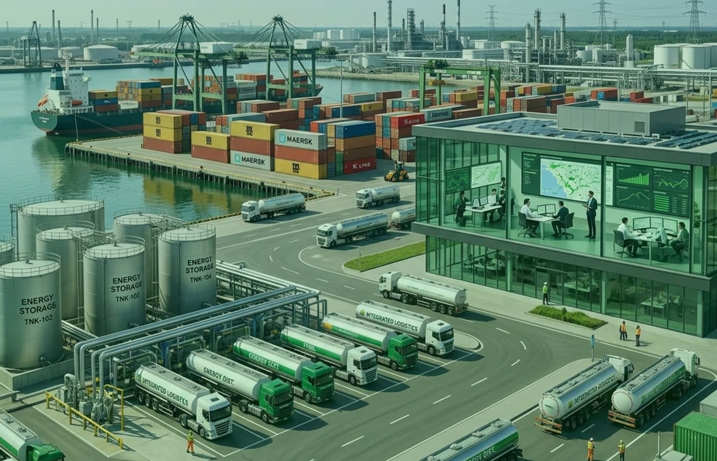Muscle Energy Group petroleum storage and logistics operations